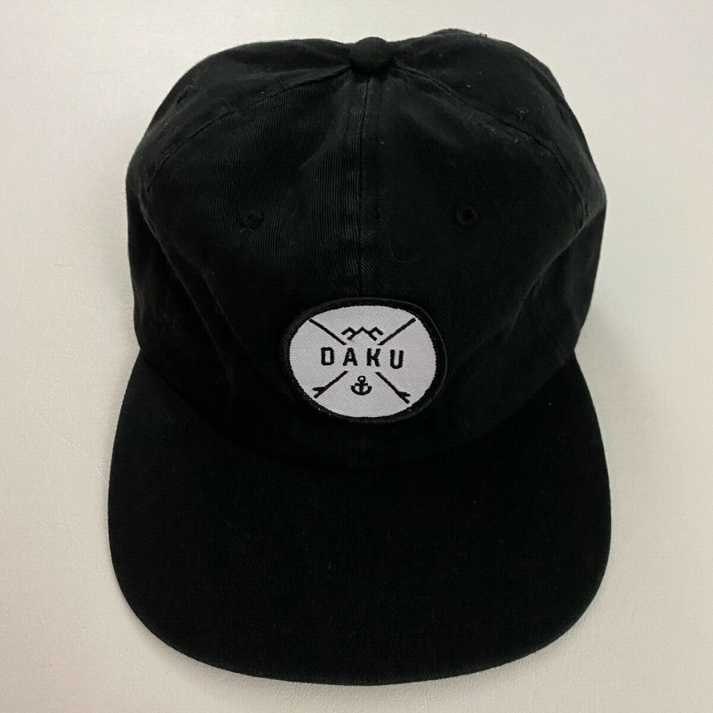 NEW Daku Outdoors Black Baseball Cap Hat One Size